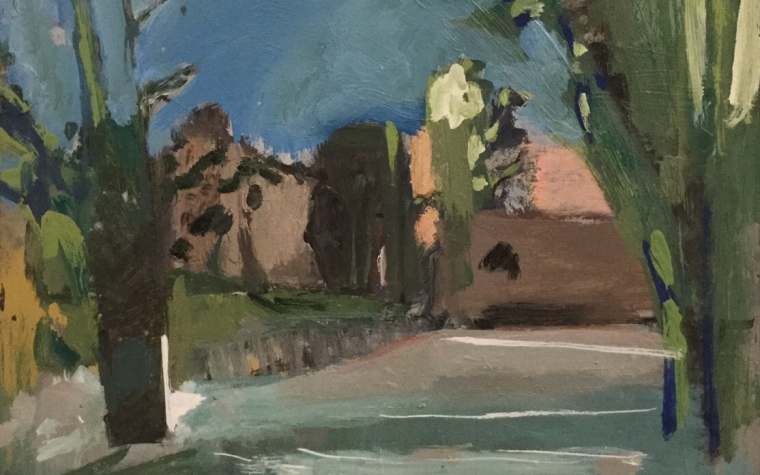 Corso d'Italia sotto i platani